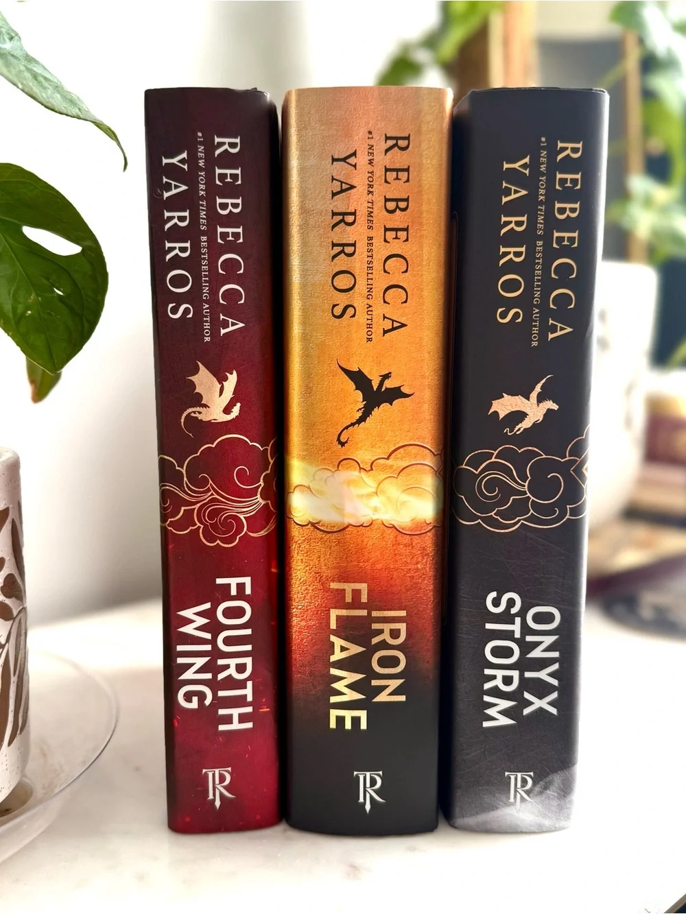 “Fourth Wing” Trilogy Hardback Collection (with two first editions!)